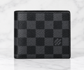 Louis Vuitton Multiple Bifold Wallet Damier Graphite Canvas Black – N62663