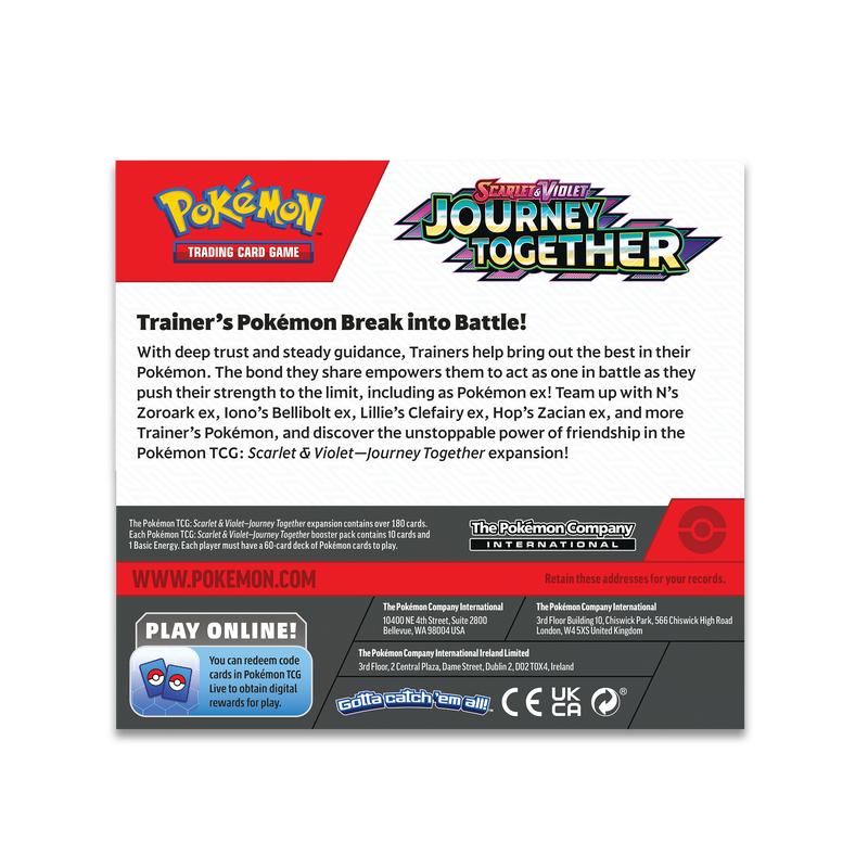 2025 Pokemon Scarlet & Violet Journey Together Booster Box (36 packs)