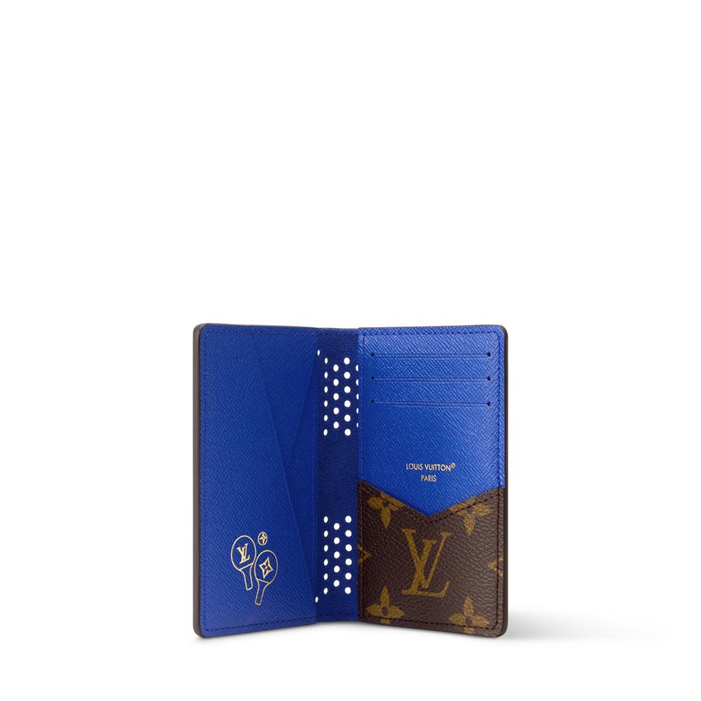 Louis Vuitton Monogram Surfin’ Blue Pocket Organizer Bifold Wallet