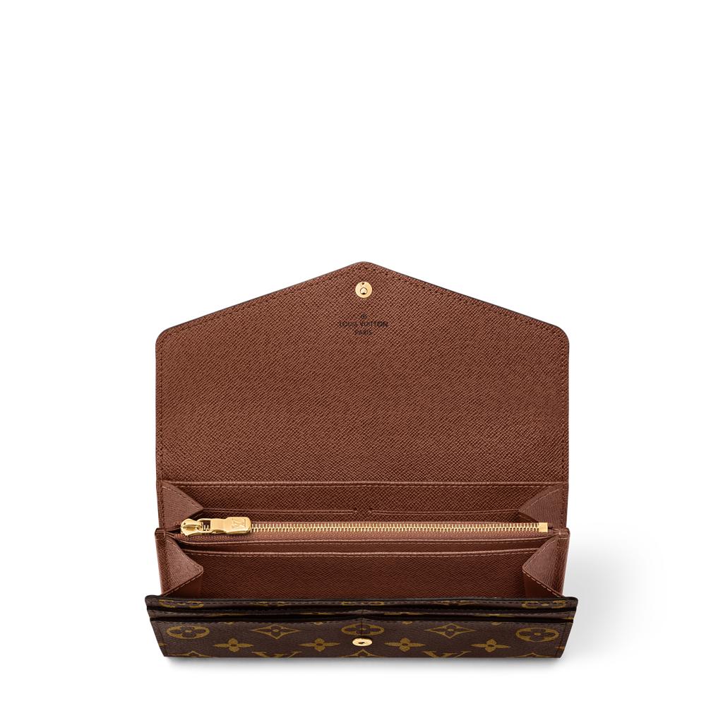 Authentic LOUIS VUITTON Monogram Portefeuille Sarah Long Wallet F#46691