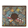 Gucci GG Supreme Disney Collaboration Donald Duck Folding Wallet